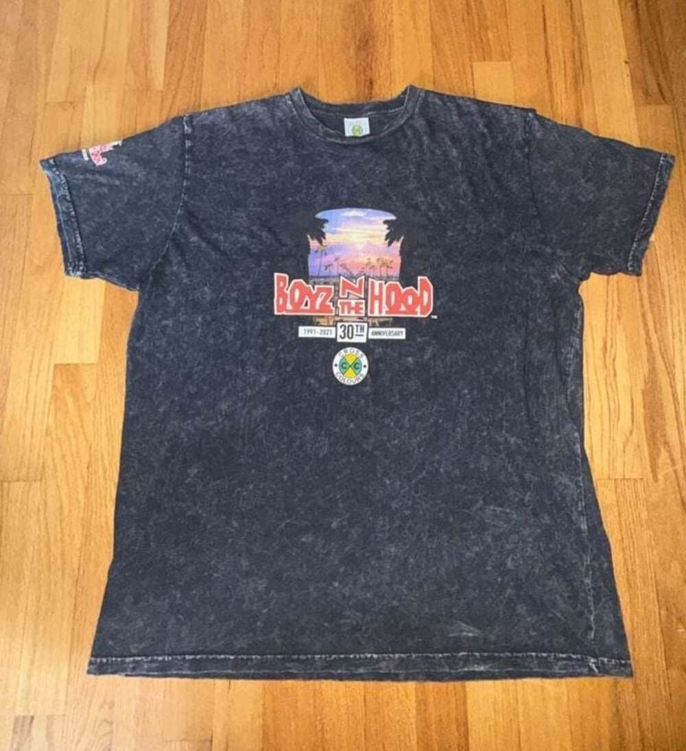 Cross Colours Boyz N the Hood 30th Anniversary Acid Wash T-Shirt Size L